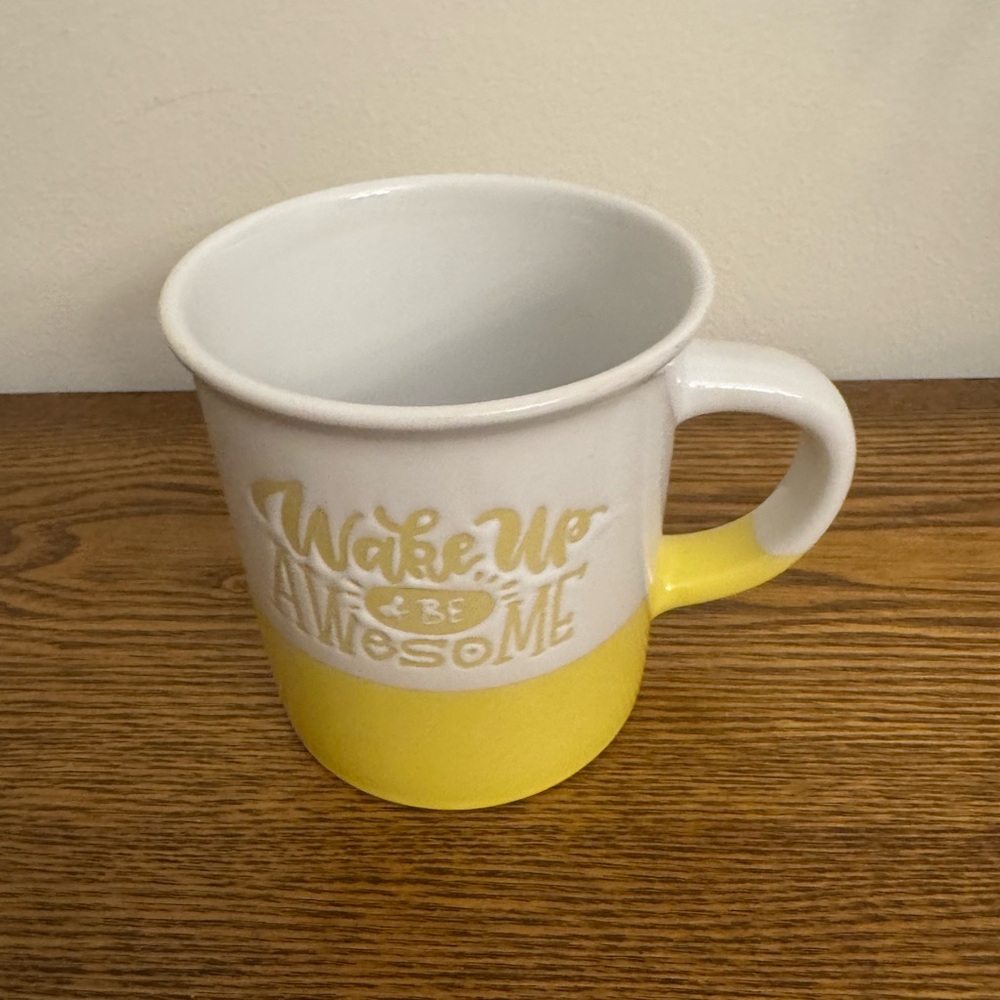 Morning Motivation! "Wake Up & Be Awesome" Mug NWOT